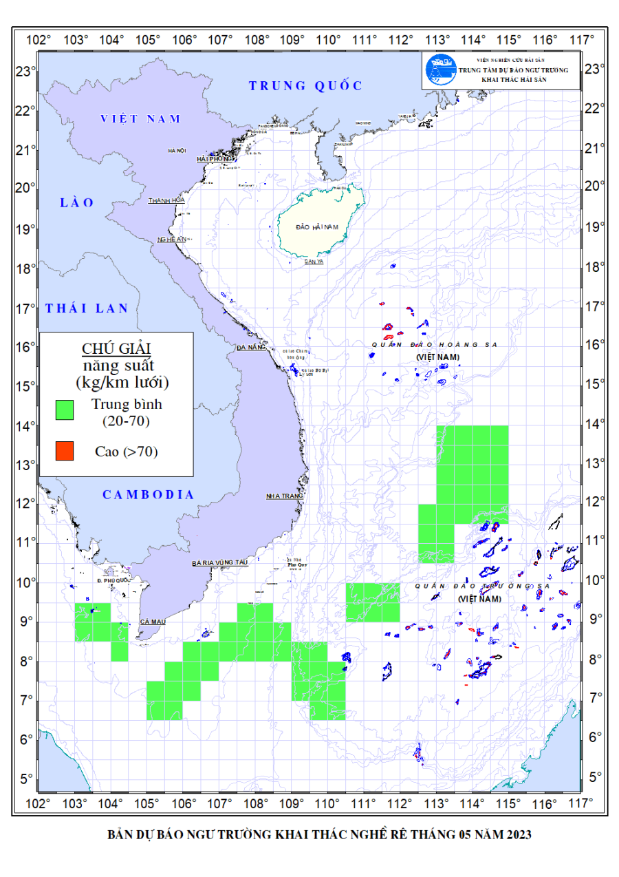 Lịch thủy triều 05/05/2023 (16/03/2023 âm lịch)