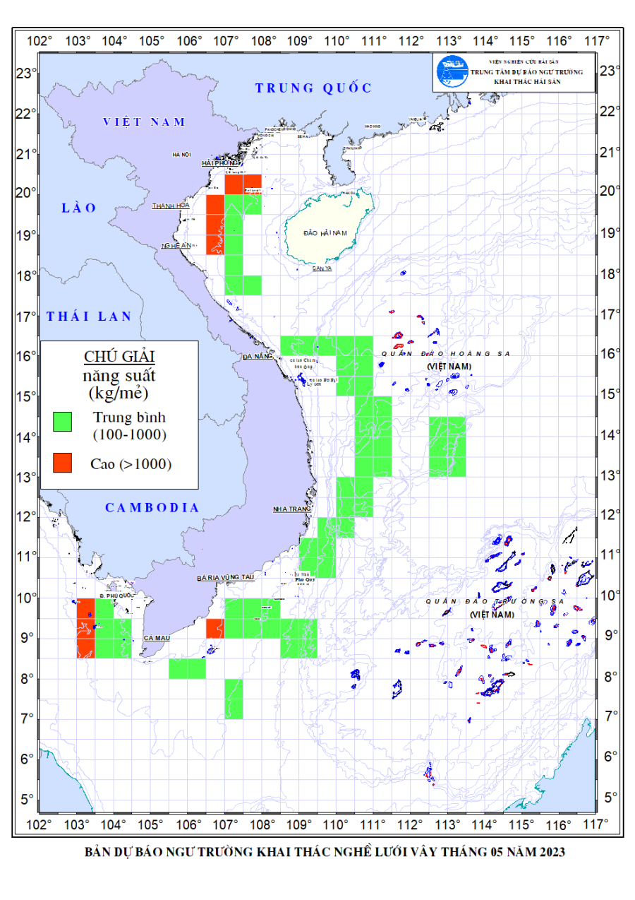 Lịch thủy triều 05/05/2023 (16/03/2023 âm lịch)