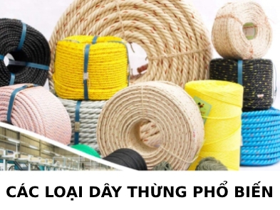 Các loại dây thừng phổ biến được sử dụng thịnh hành