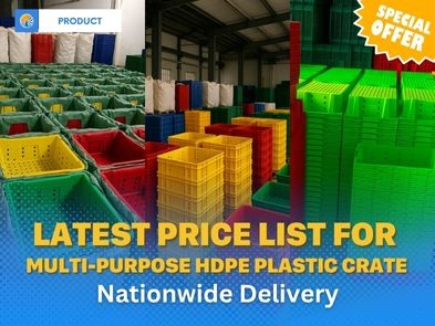 Latest Price List for Multi-Purpose HDPE Plastic Crate – Nationwide Delivery