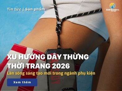 Xu hướng dây thừng thời trang 2026 – Làn sóng sáng tạo mới trong ngành phụ kiện