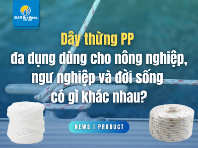 Dây thừng PP đa dụng dùng cho nông nghiệp, ngư nghiệp và đời sống có gì khác nhau?