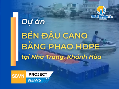 Dự án Bến đậu cano bằng phao HDPE tại Nha Trang 