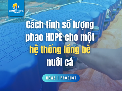 Cách tính số lượng phao HDPE cho một hệ thống lồng bè nuôi cá 