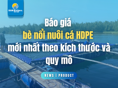 Báo giá bè nổi nuôi cá HDPE mới nhất theo kích thước và quy mô