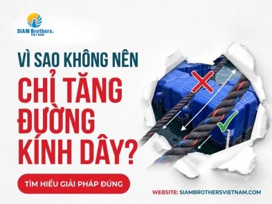 Vì sao không nên chỉ tăng đường kính dây để chống bão?