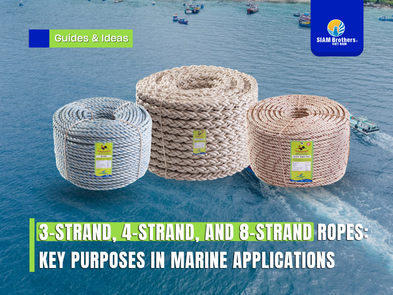 3-strand, 4-strand, and 8-strand rope: match the construction to load and working conditions