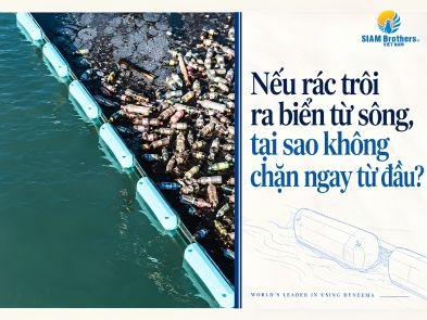 Nếu rác trôi ra biển từ sông, tại sao không chặn ngay từ đầu? - Phao chắn rác