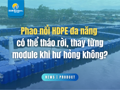 Phao nổi HDPE đa năng có thể tháo rời, thay từng module khi hư hỏng không?