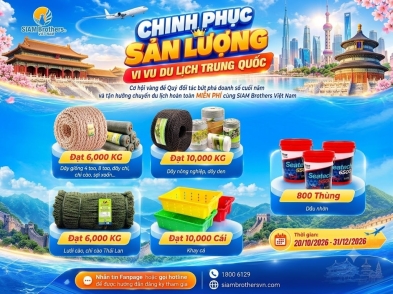 Chinh phục sản lượng, du lịch Trung Quốc cùng SIAM Brothers Việt Nam